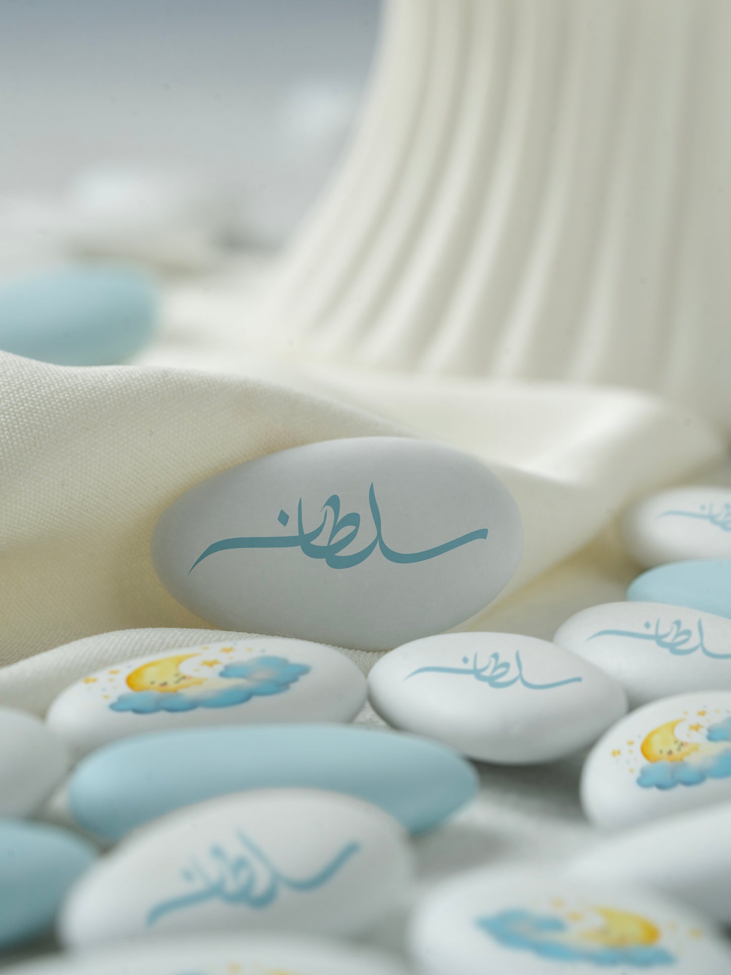 White Customize chocolate