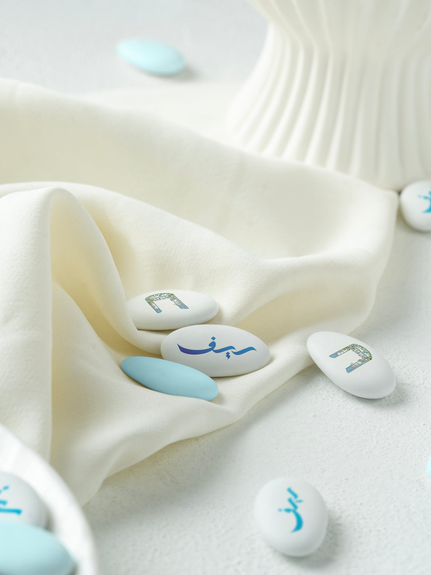 White Customize chocolate