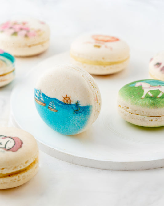 Personalized Print Macarons
