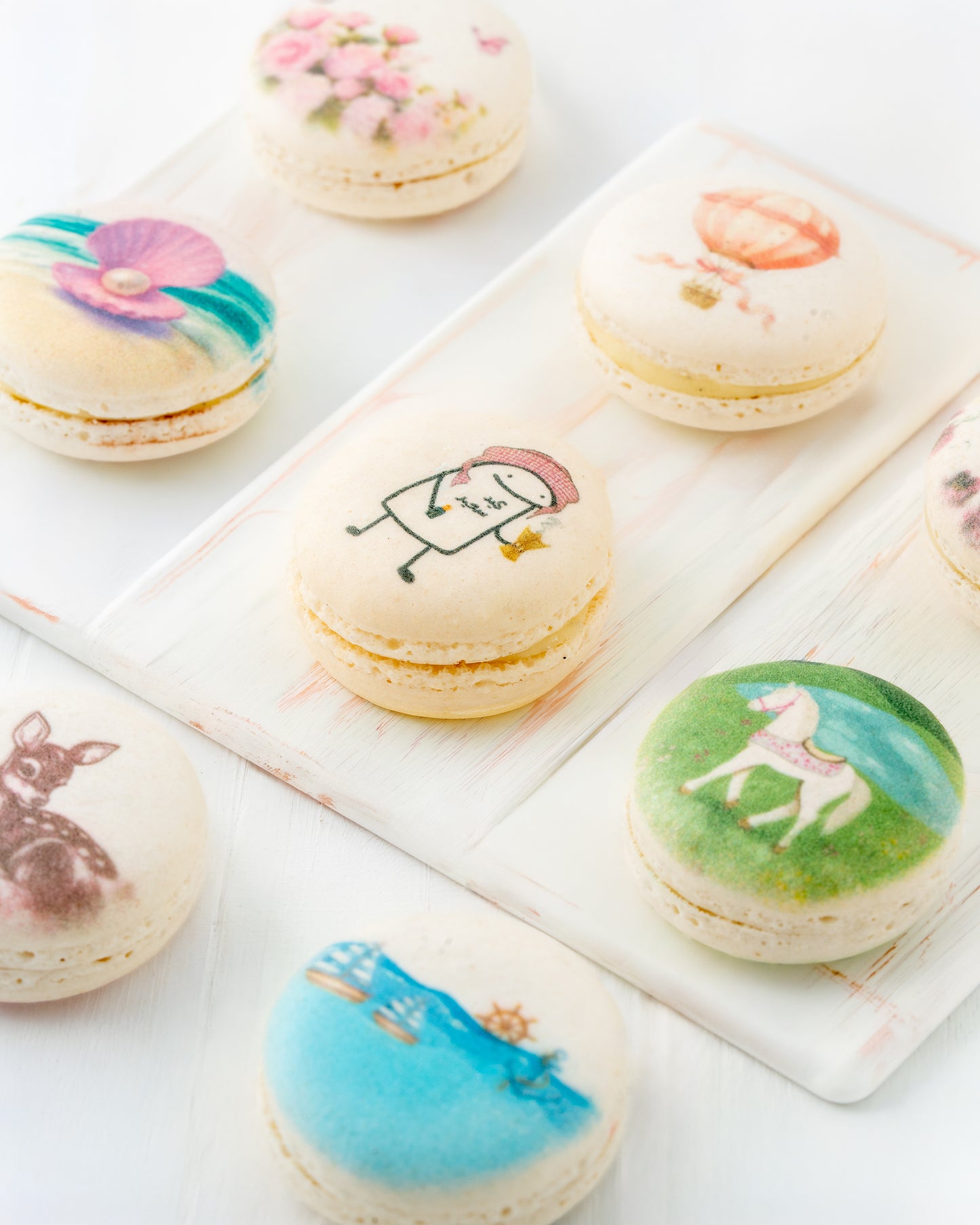 Personalized Print Macarons