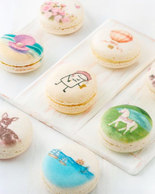 Personalized Print Macarons