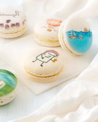 Personalized Print Macarons
