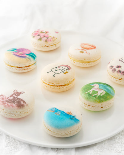 Personalized Print Macarons