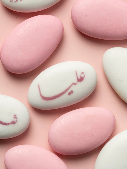 White Customize chocolate