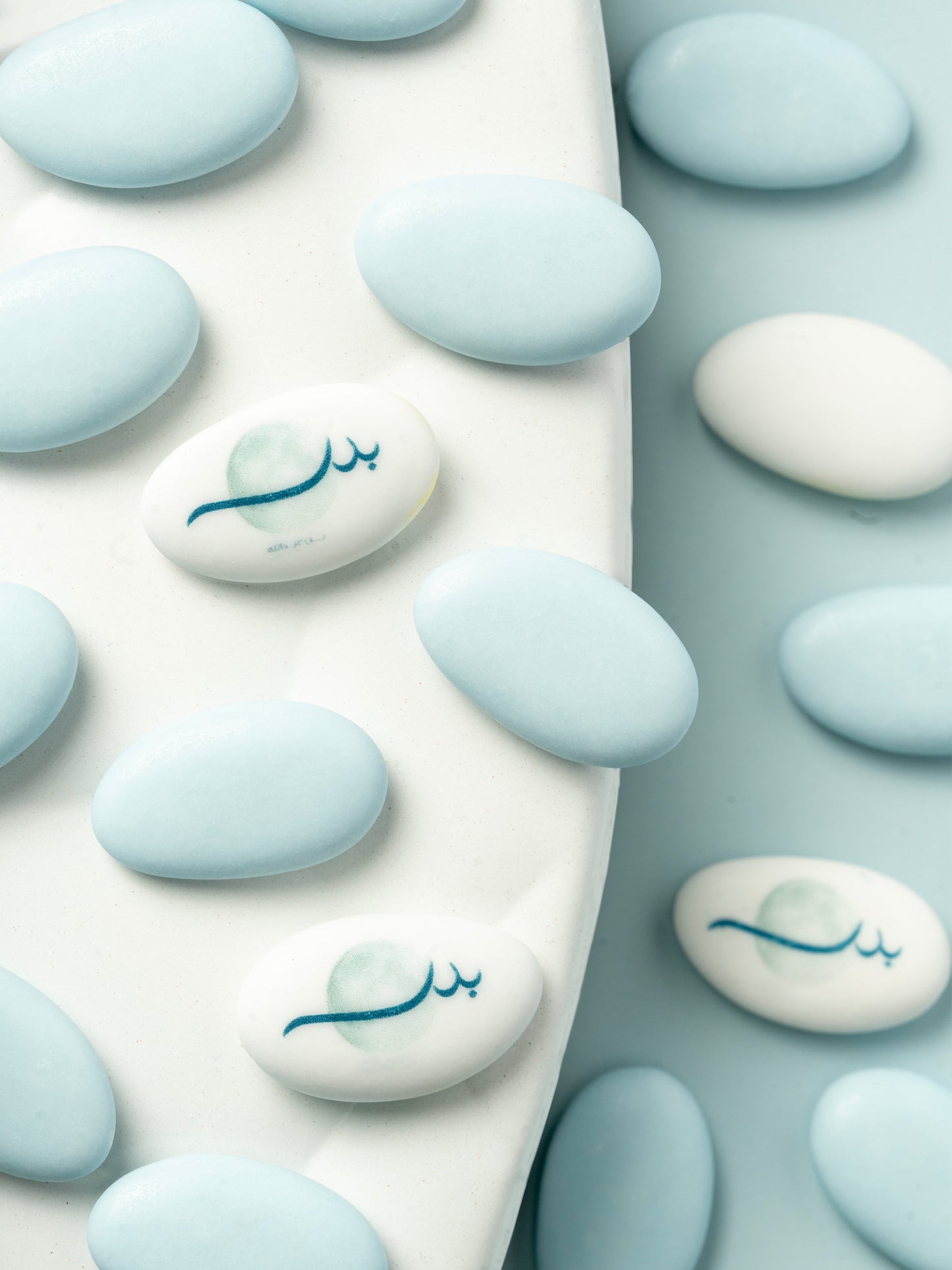 White Customize chocolate