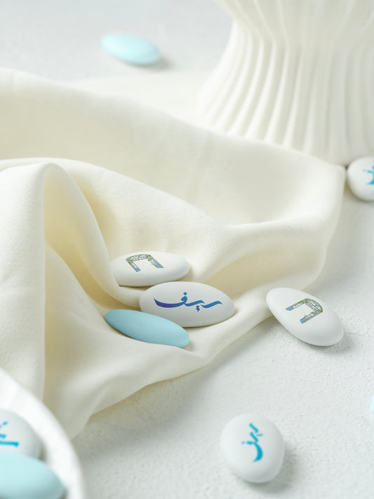 White Customize chocolate