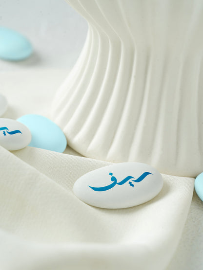 White Customize chocolate