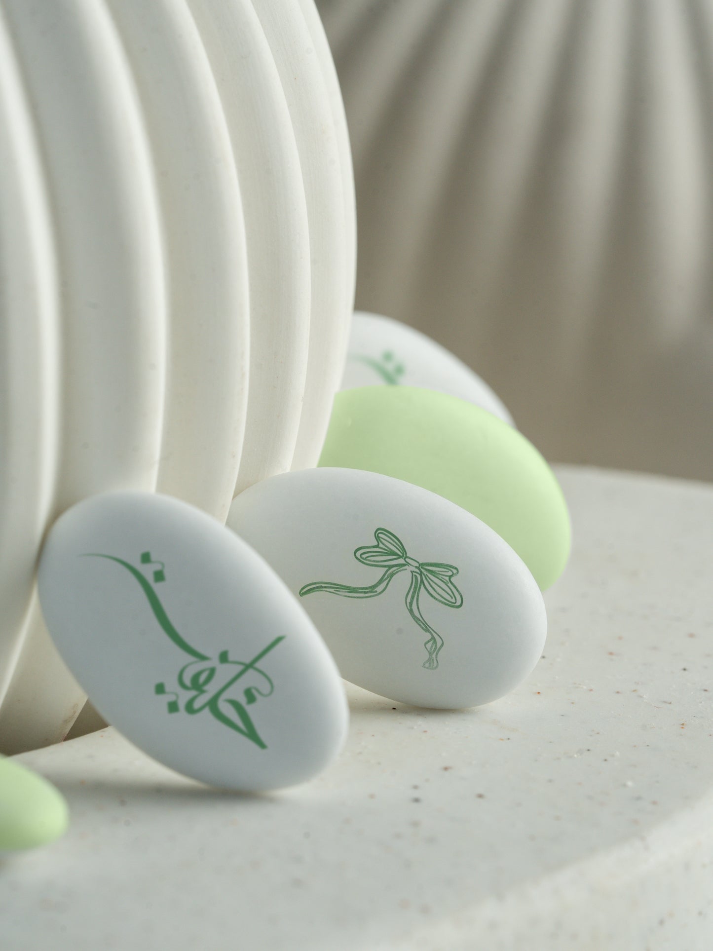 White Customize chocolate