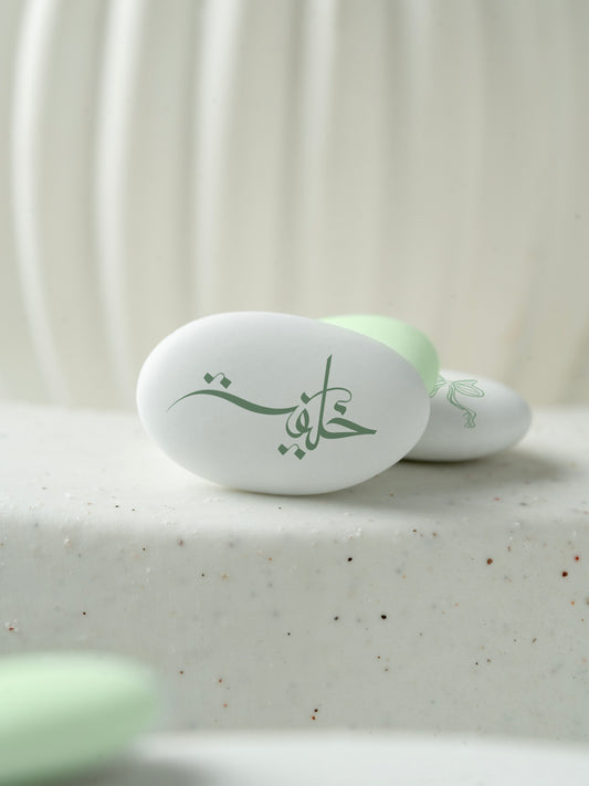 White Customize chocolate