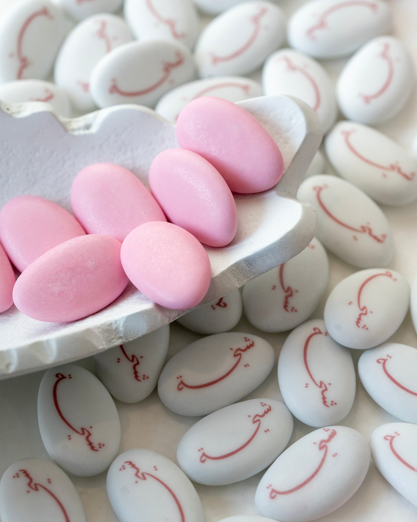 White Customize chocolate