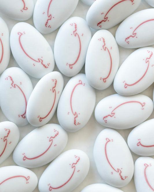 White Customize chocolate